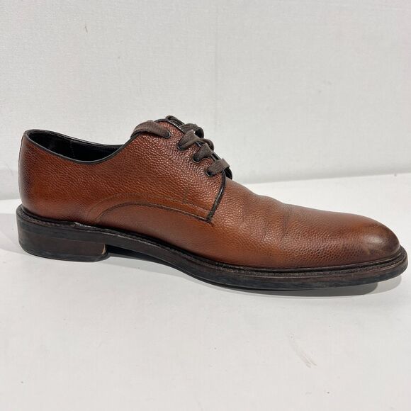 To Boot New York Adam Derrick Mens 10 Shoes Brown Leather Lace Up Oxford 1382 - Picture 4 of 13